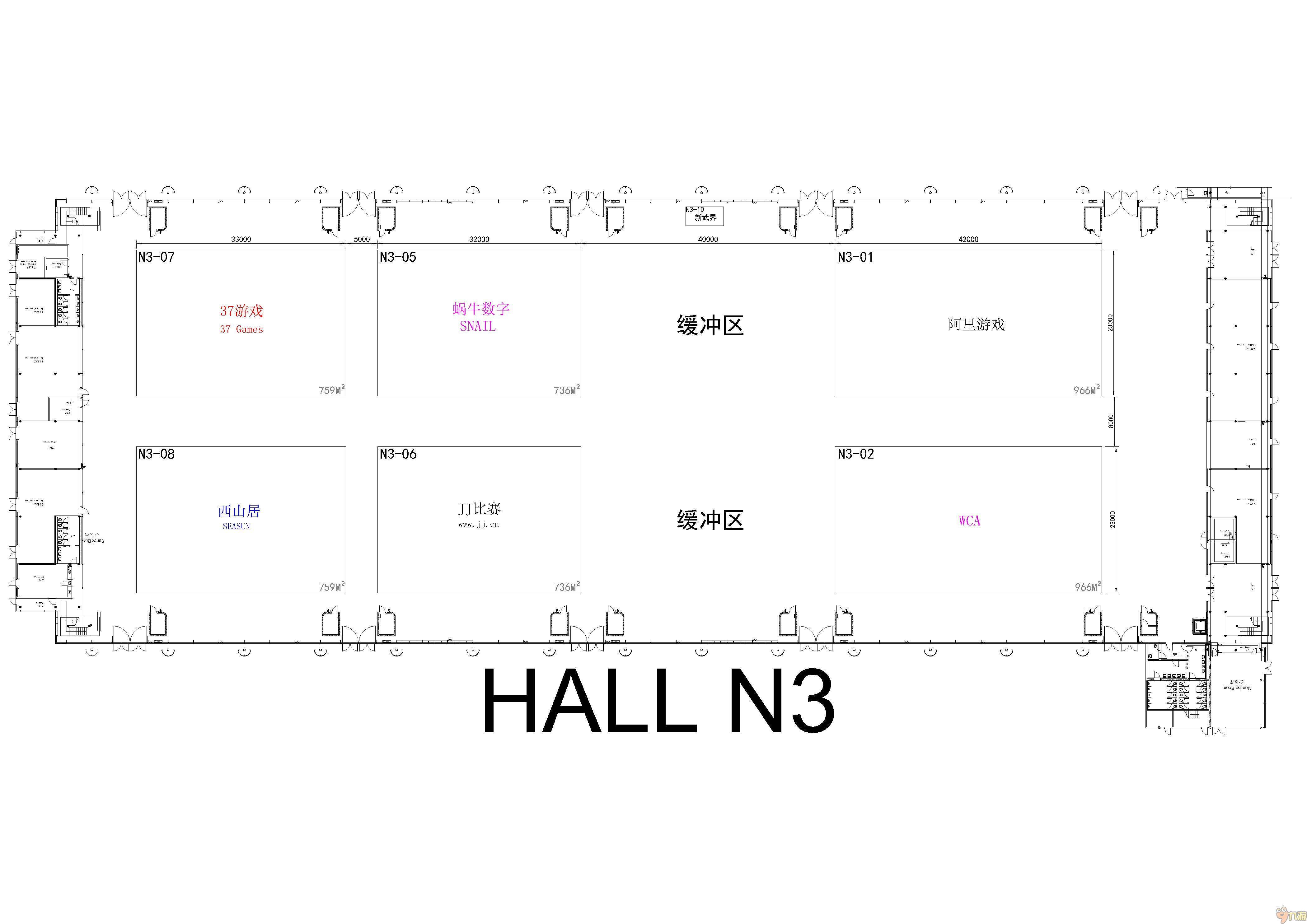 參展指南，2016ChinaJoy展臺(tái)平面圖曝光(圖3)
