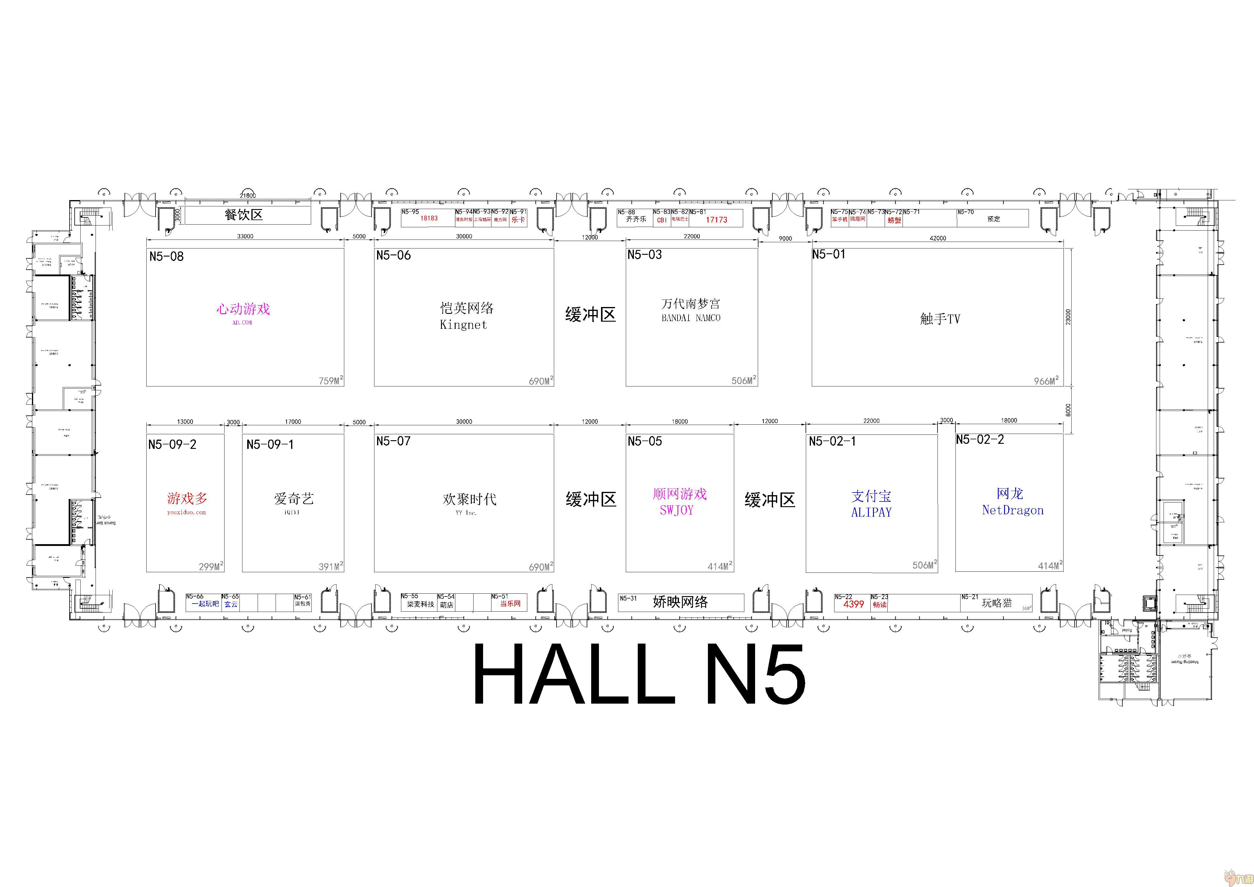 參展指南，2016ChinaJoy展臺(tái)平面圖曝光(圖5)