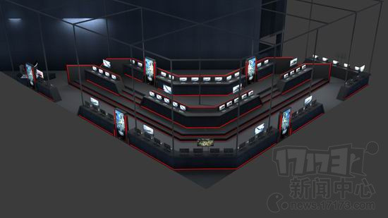 霸氣戰場!2015ChinaJoy空中網展臺設計前瞻(圖4) 空中網,CJ,展臺最新圖片