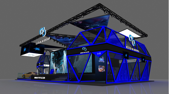 87870展臺設(shè)計照曝光&nbsp;神秘酷炫惹人遐想